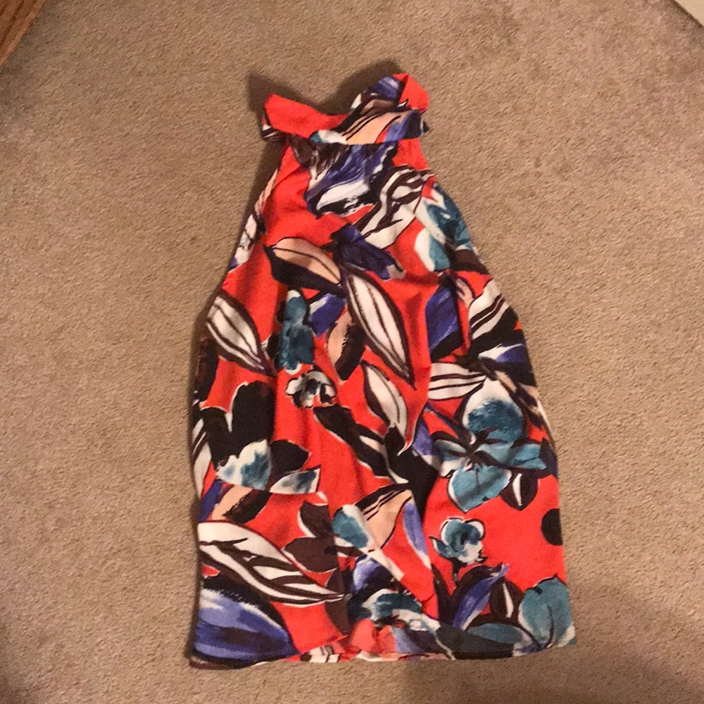 Silky halter top, fun for a beach trip!